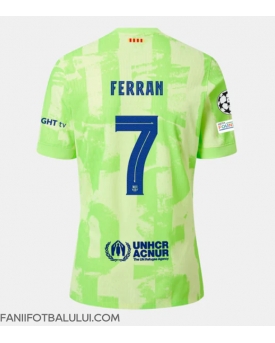 Barcelona Ferran Torres #7 Tricou Fotbal Replică 2024-25 Barbati Treilea